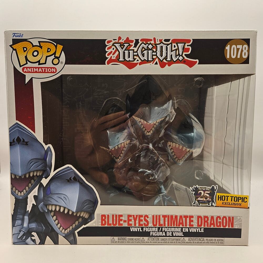 FUNKO POP! YU-GI-OH #1078 BLUE EYES ULTIMATE DRAGON HOT TOPIC EXCLUSIVE
